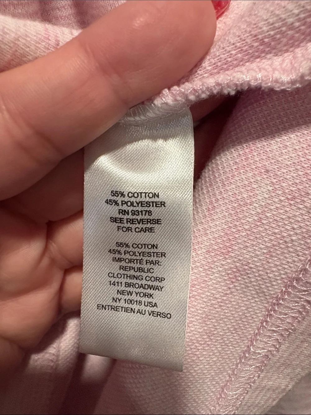 Magaschoni Men's XL Pale Pink Half Zip Sweater Cotton Blend Pullover